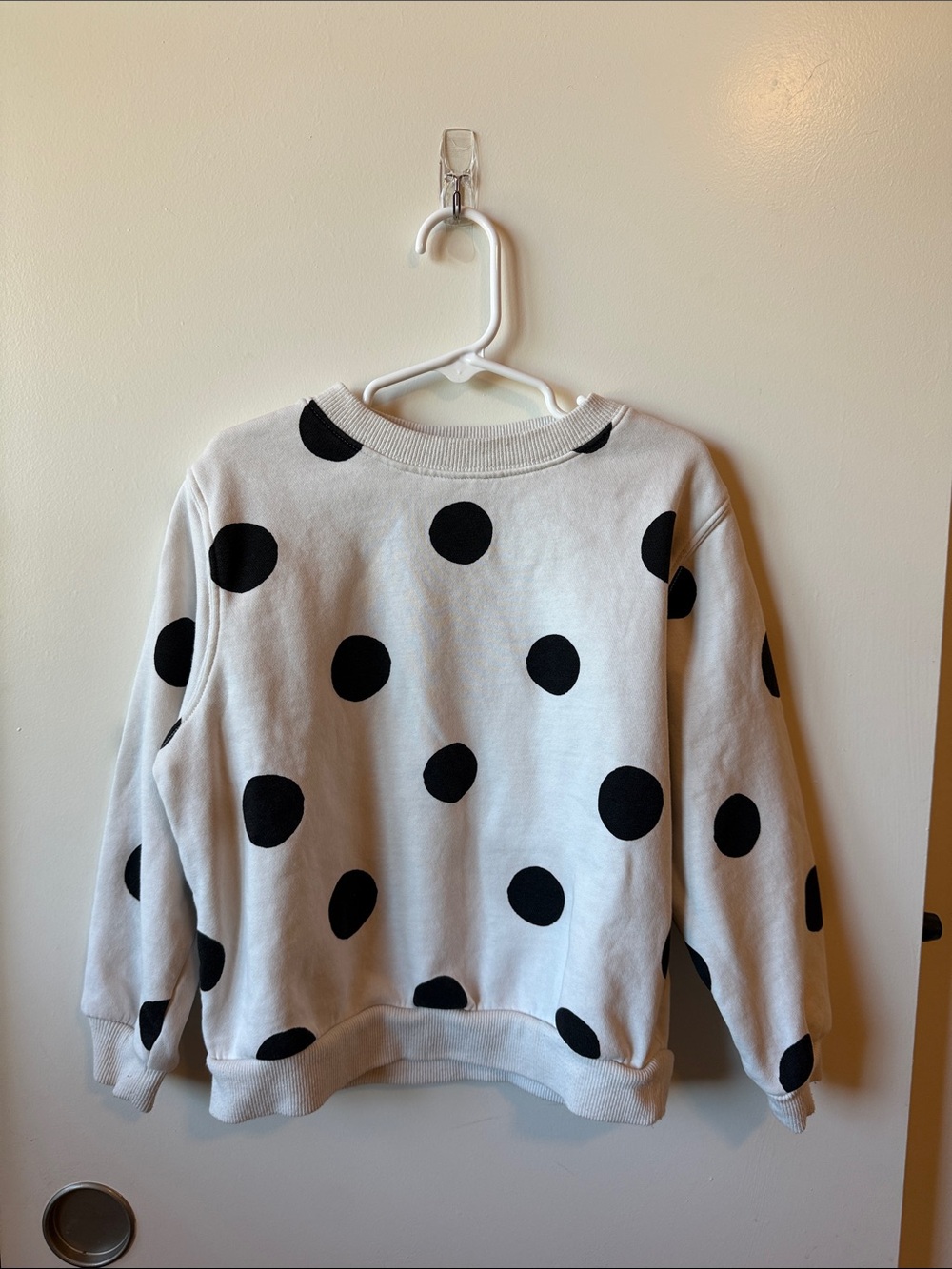H&M girls polka dot sweater